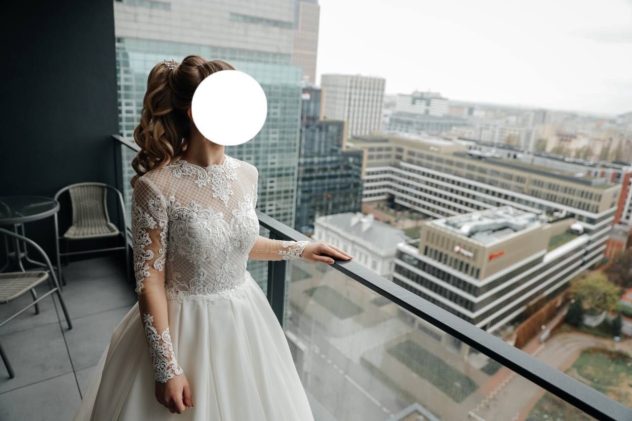 Suknia ślubna, rozmiar 34-36