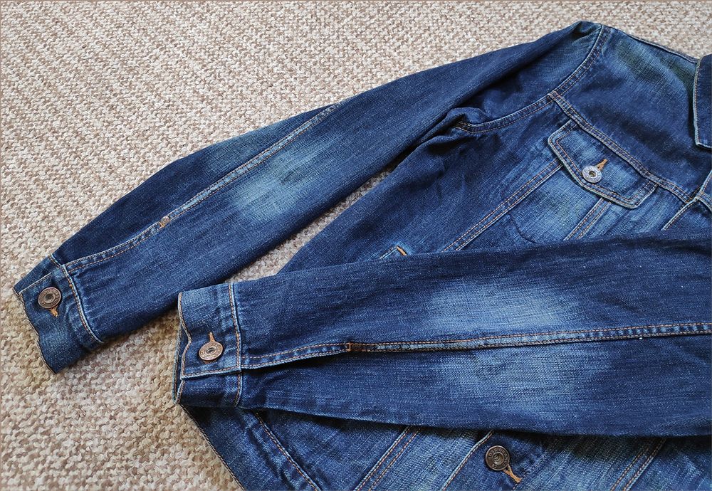 Hugo Boss orange downtown denim jacket джинсовая куртка оригинал L