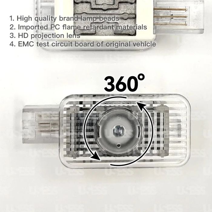 Volvo невигораючі проектори логотипів Оптика Osram