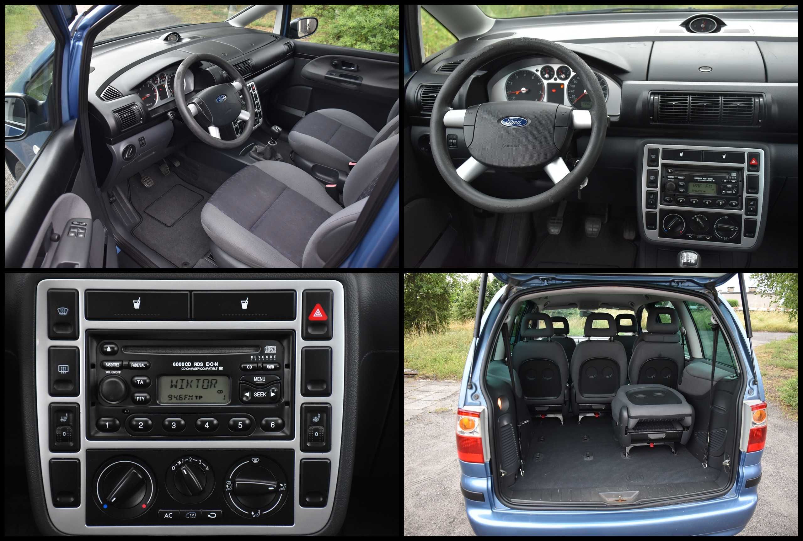 Ford Galaxy 2004 2.3 Benzyna, Klimatyzacja, Foteliki, Grzane fotele