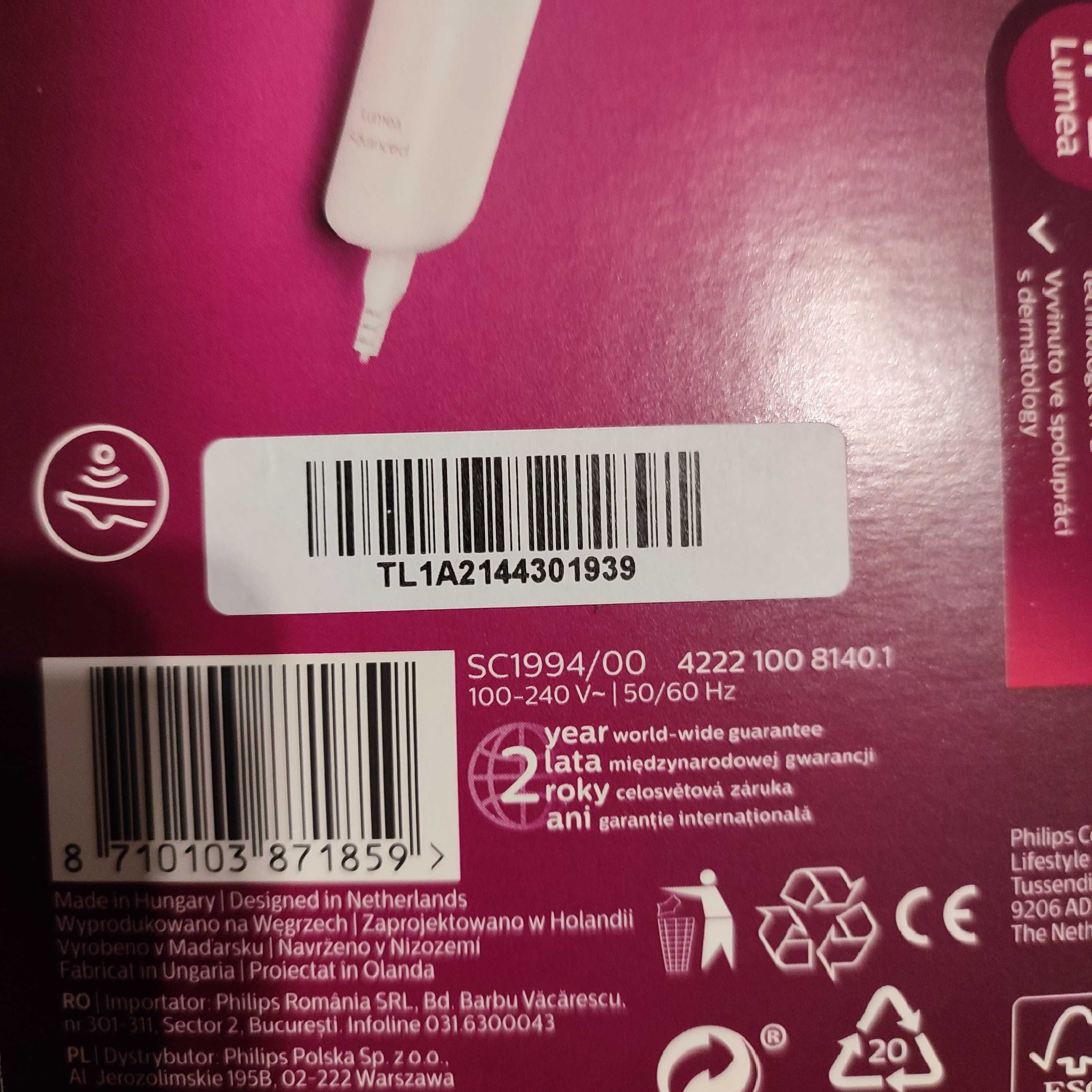 Depiladora Luz Pulsada Philips Lumea COMO NOVA