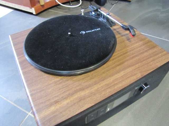 Radio internetowe gramofon DAB+ UKF USB 40W styl retro AUNA drewno