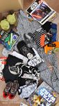 Mega zestaw Star Wars 4 - 6 lat ubranka, świecące  buty, kapcie Yoda