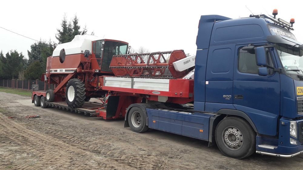 Transport niskopodwoziowy ciągników koparek kombajnów maszyn rolnicz