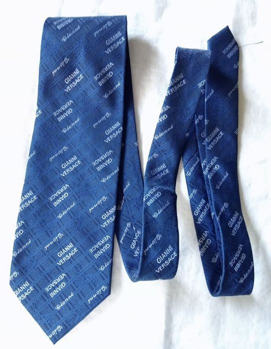 Gravata Versace Azul