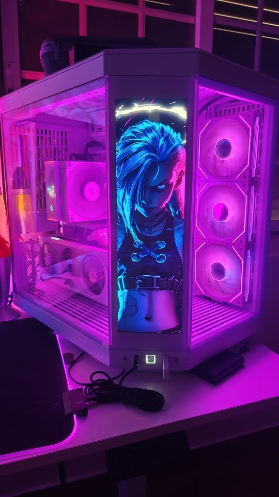 PC Gaming Intel i9 + RTX 4060 Ti | Hyte Y70 Pronto para qualquer jogo!