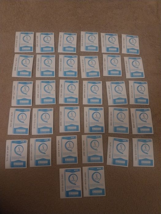 Lote 32 emblemas catar 2022