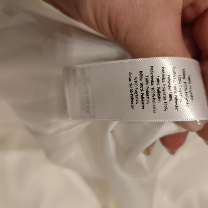 Sukienka F&F 42/16/XL żółto kremowa