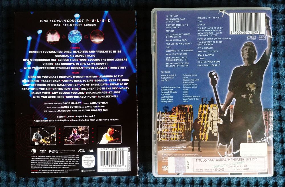2 DVDs Roger Waters / Pink Floyd