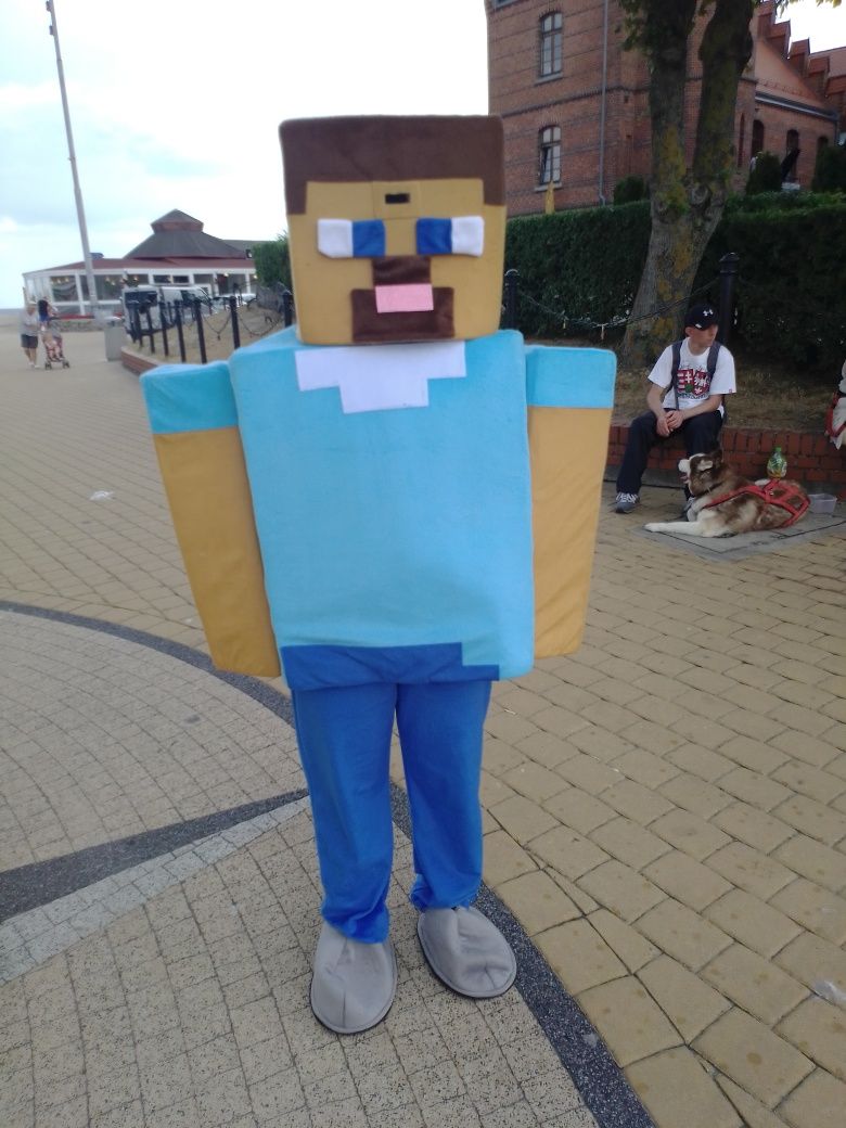 Minecraft kostium strój Steve do 188 cm