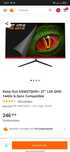 Keep Out XGM27QHD+ 27" LED QHD 144Hz G-Sync Compatible