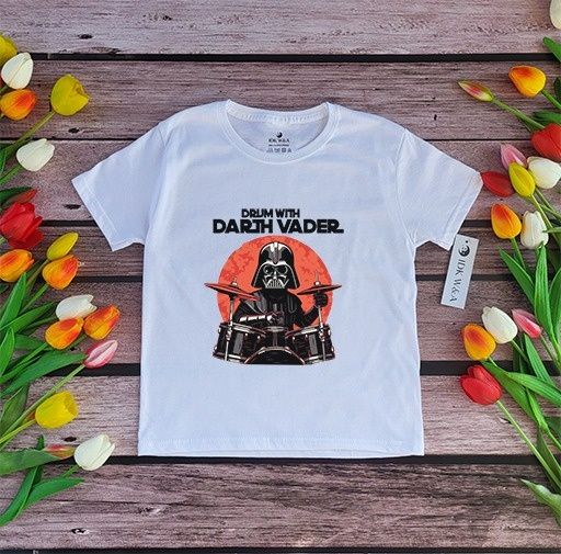 Biala koszulka Darth Vader rozmiar 122/128cm