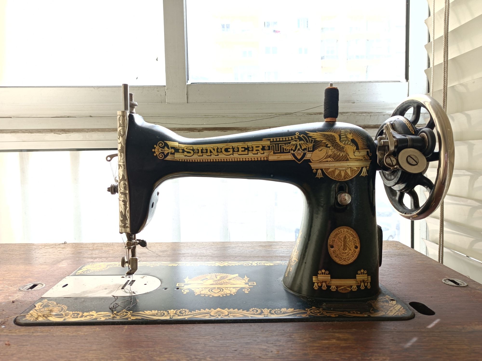 Máquina de costura Singer dos anos 30