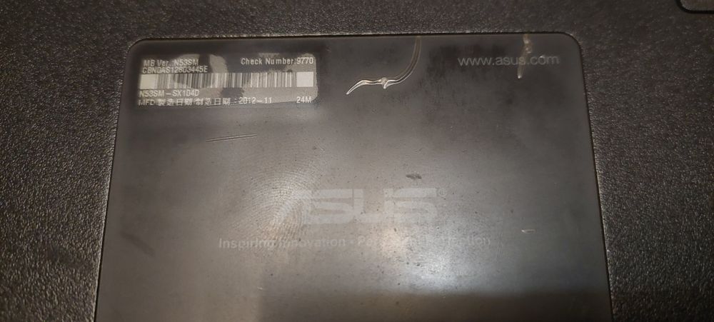Ноутбук Asus N53S, Core i5 2450