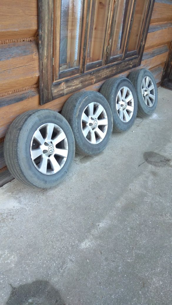 Alufelgi 5x112 16cali, VW Tiguan plus opony letnie