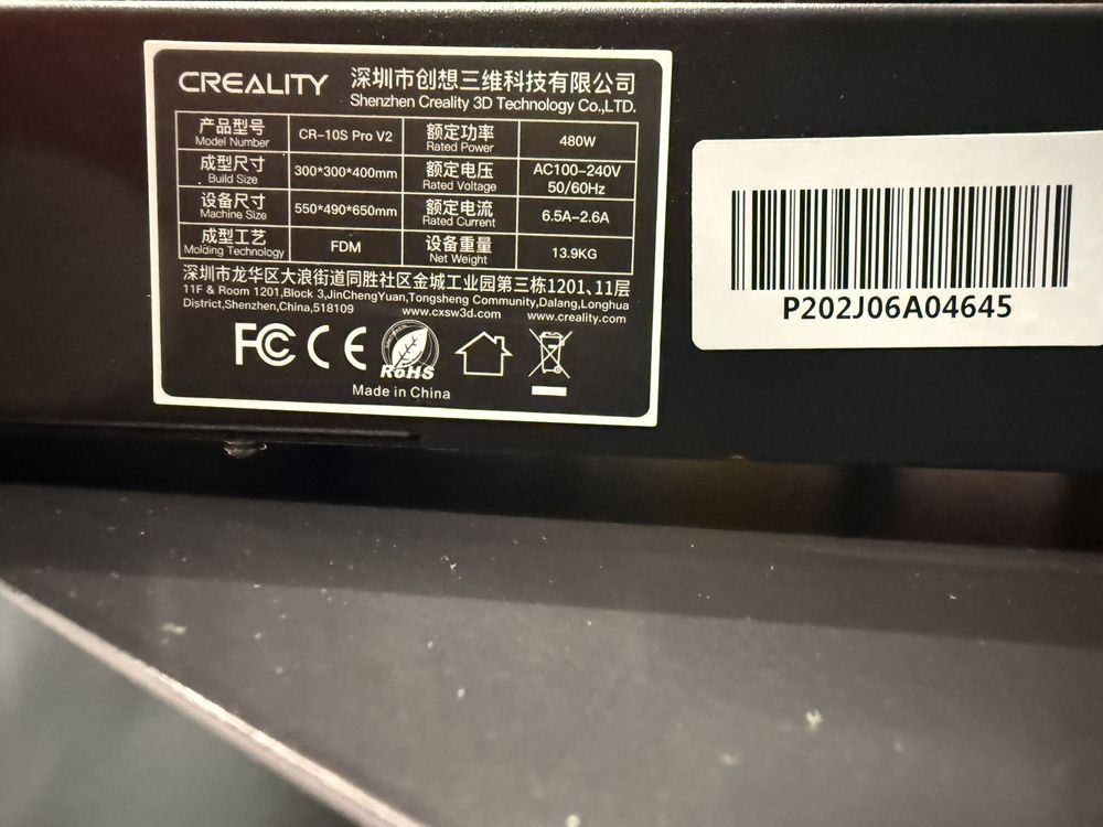 Drukarka 3D Creality CR10S pro v2 CR-10 CR 10S + Namiot + Wifi