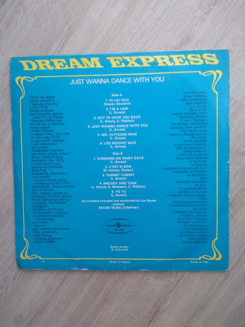 Dream Express. Just Wanna Dance With You. Winyl