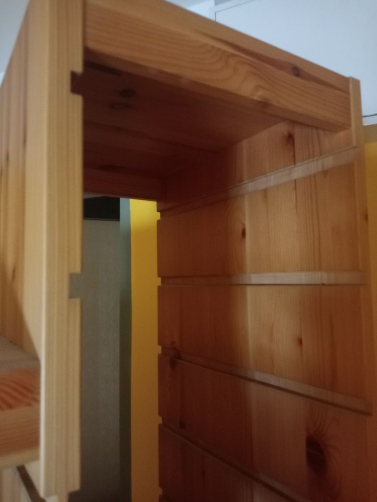 Komplet mebli do pokoju dziecięcego łóżko podwójne +regały TrofastIkea