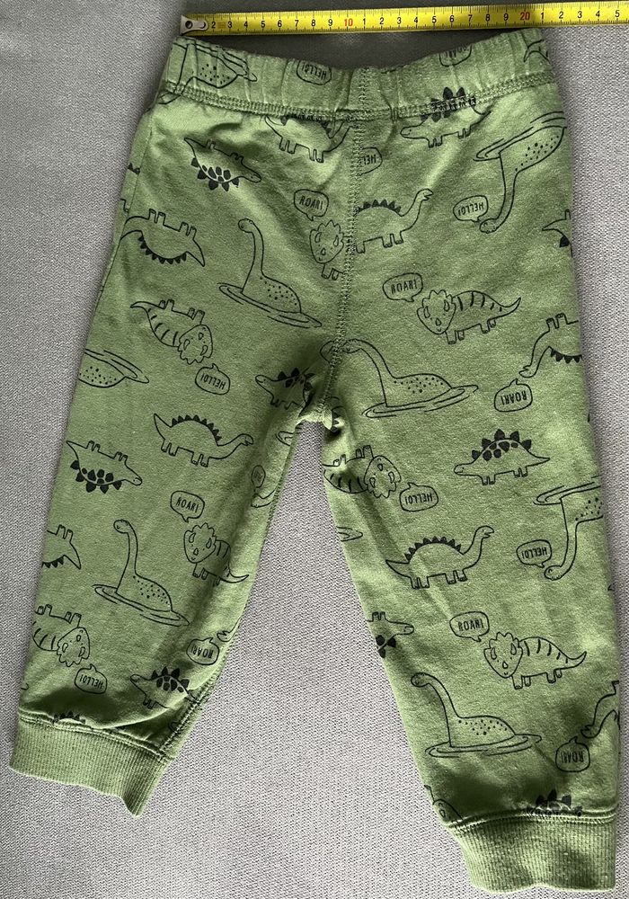 Komplet dresowy w dinozaury bluza i spodnie dresowe Carter’s r.92