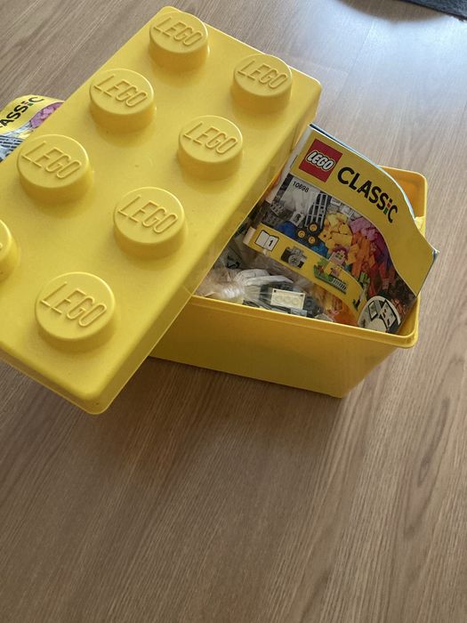 Caixa legos como novos todas as cores separadas