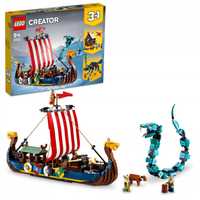 Конструктор LEGO Creator 3 в 1 31132 Корабель вікінгів і змій Мідгард