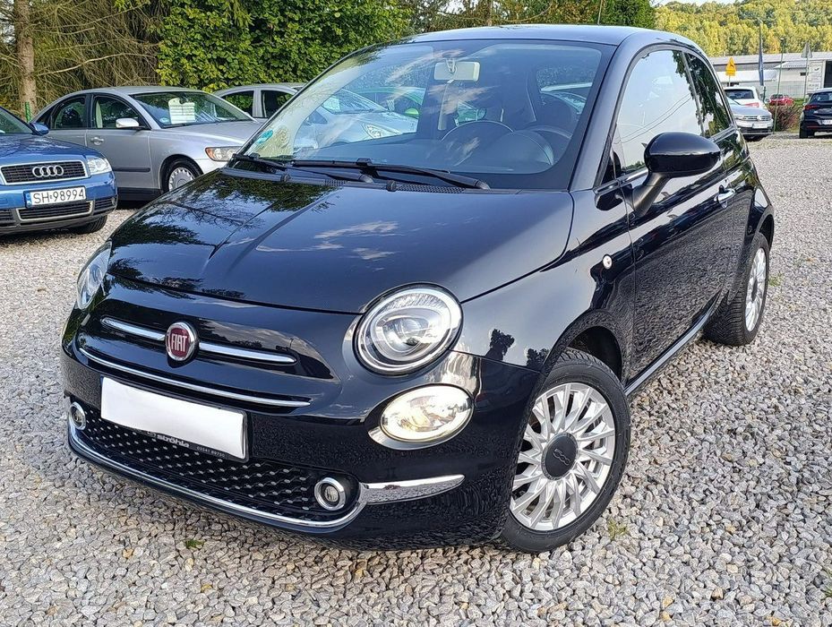 Fiat 500 Fiat 500 bezwypadkowy, serwisowany, zadbany, dach panorama
