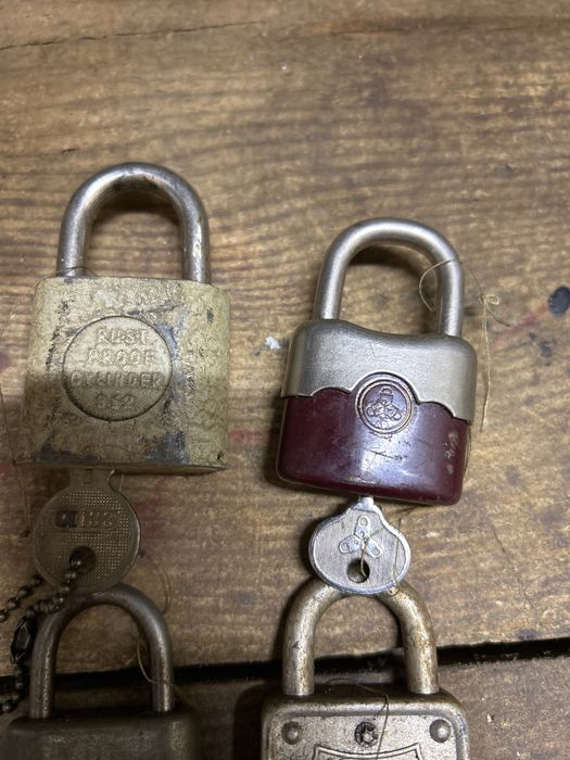 Stare kłódki Milwaukee Delta Western Rust Duplo