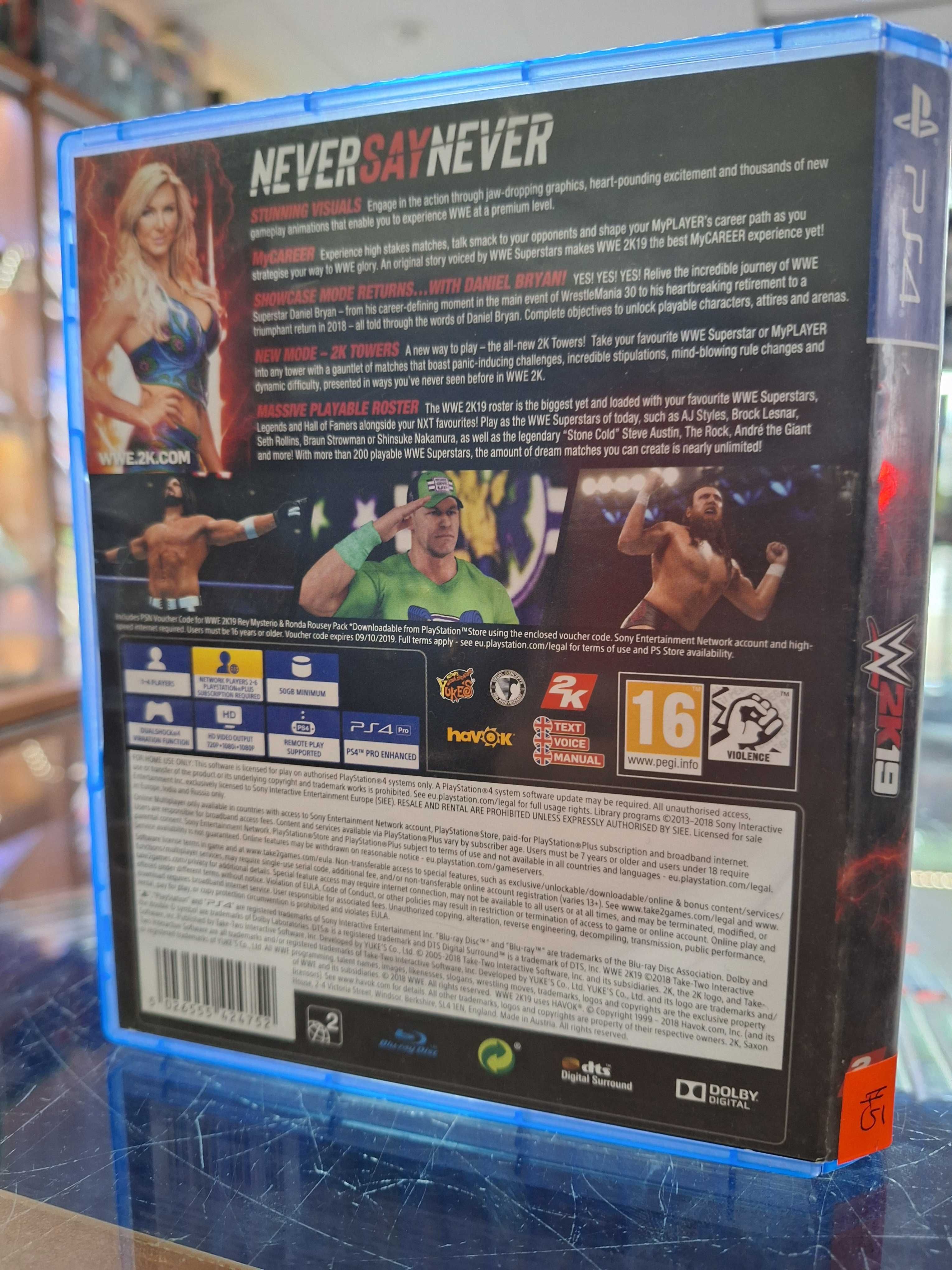WWE 2K19 PS4, BDB, CentrumGrania