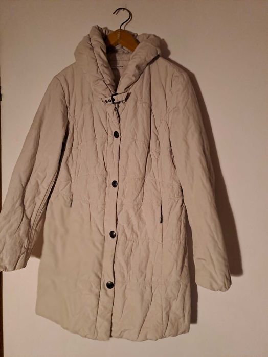 Plaszcz kurtka ocieplana z bawelna