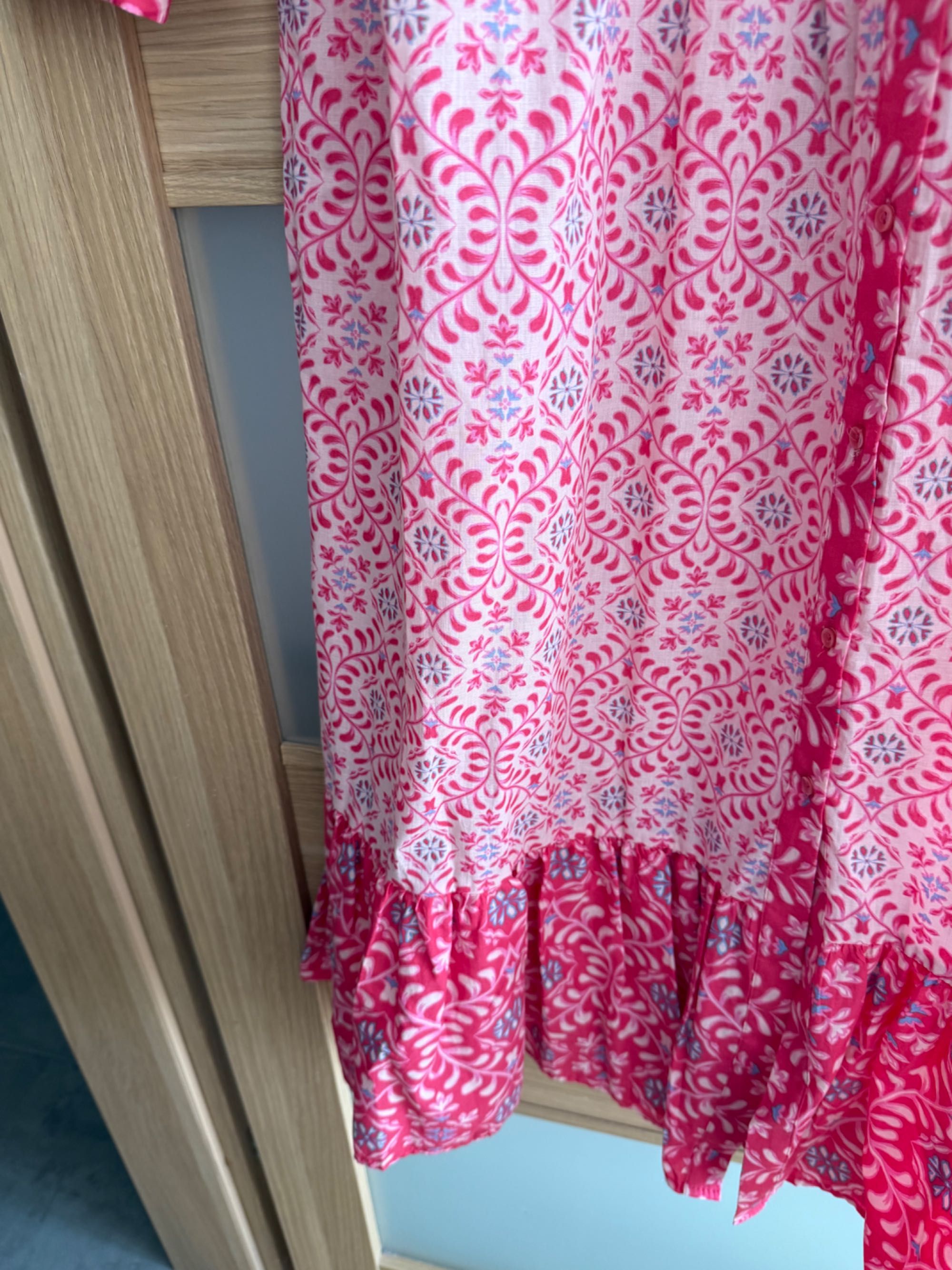 Zara sukienka Boho Print s 36 oversize