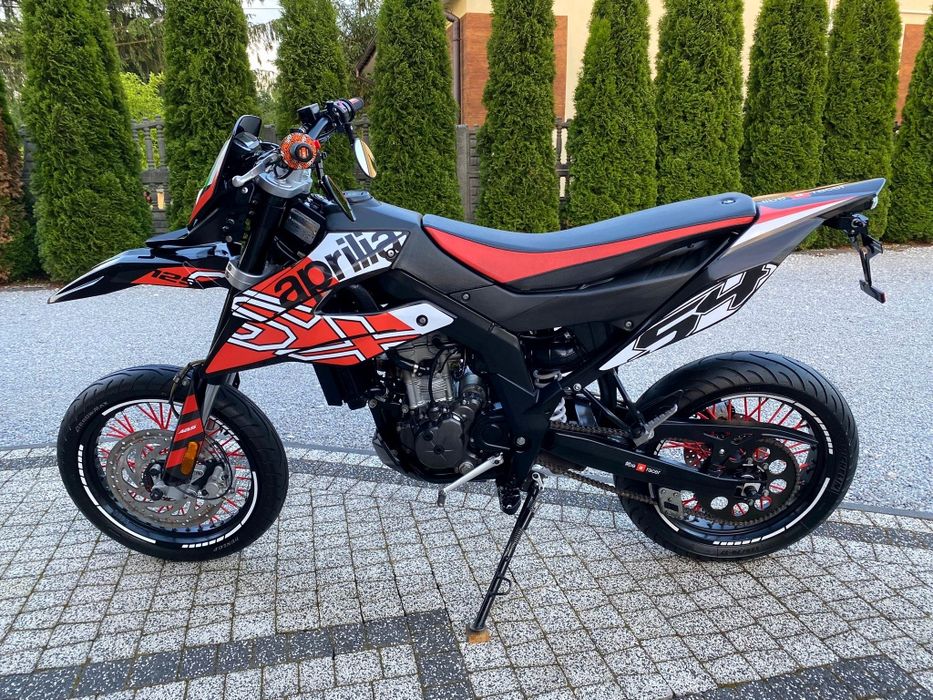 APRILIA SX 125 SM ABS 2018r MEGA STAN Wydech ARROW SuperMoto kat.B A1