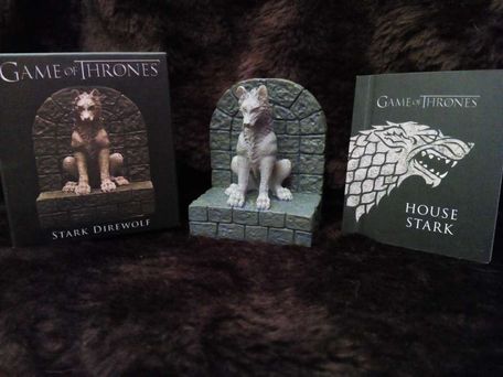 Game of Thrones A Guerra dos Tronos - Direwolve emblema Stark - NOVO