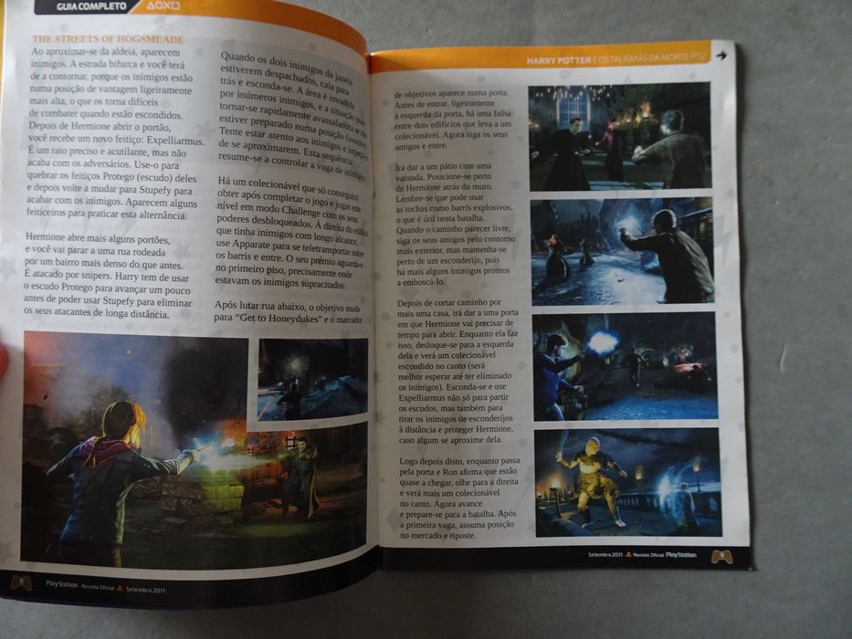 Antigo Guia Playstation - Revista oficial Portugal - Harry Potter