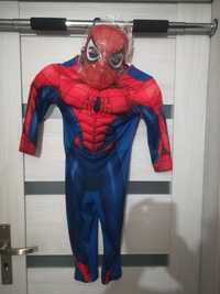 Strój przebranie kostium Spiderman z nową maską
