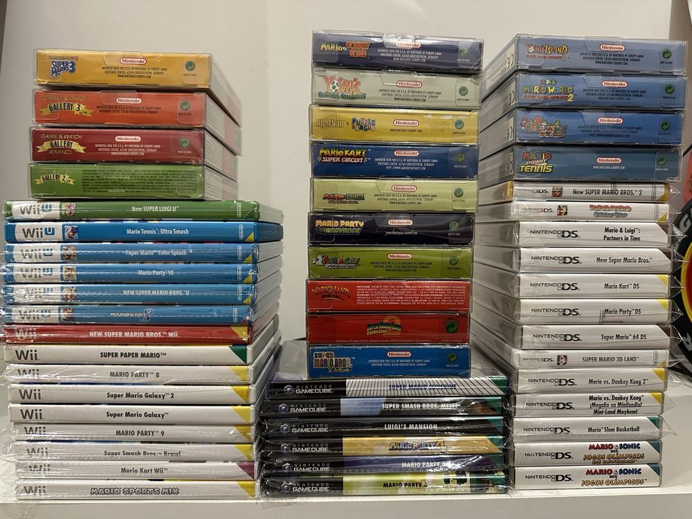 Super mario - coleção GBA , GBC , Wii , game cube