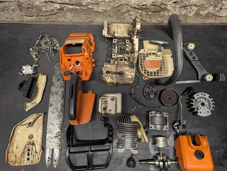 Lote de peças Stihl 025 / MS250 - usadas