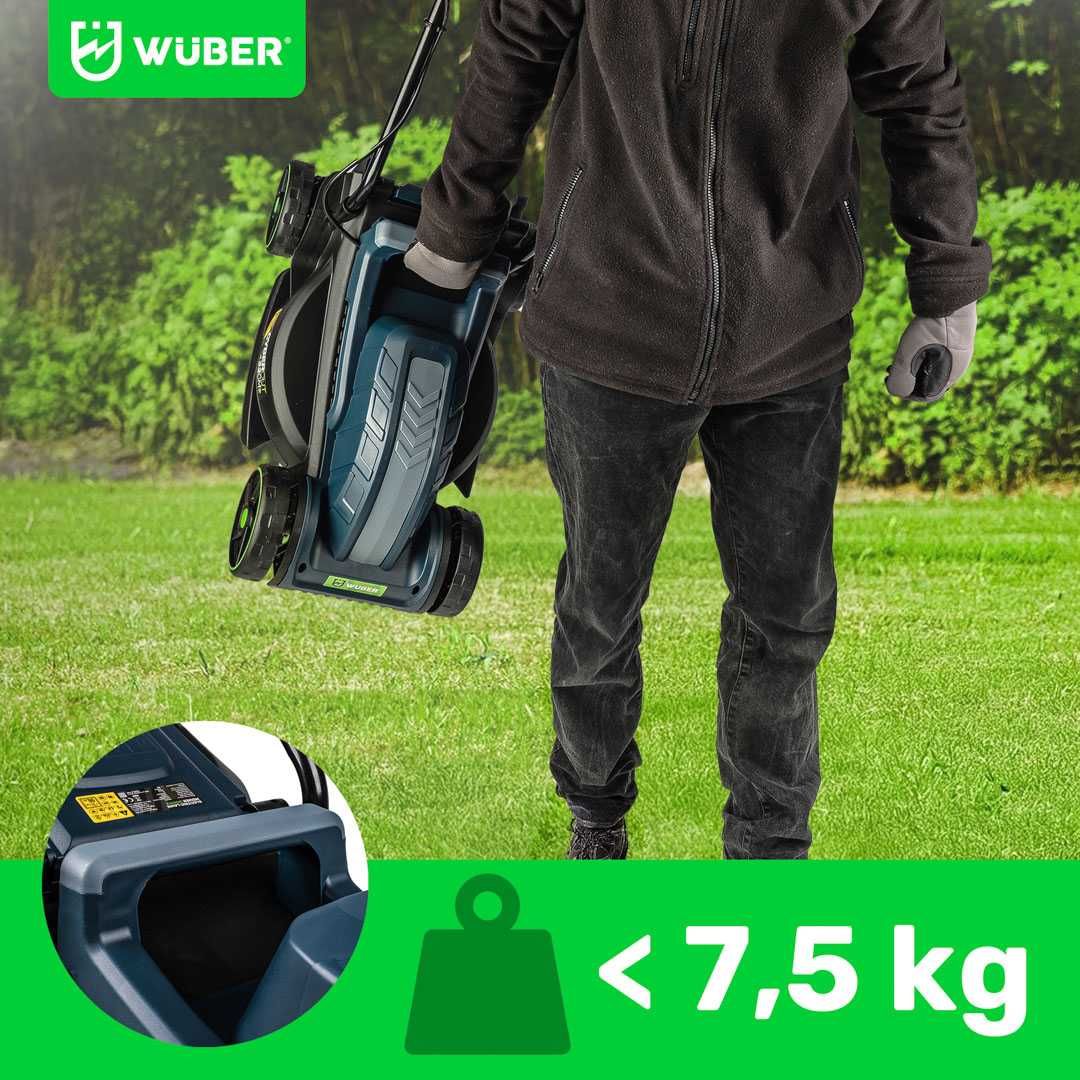 KOSIARKA ELEKTRYCZNA do trawy 32cm 1200W Z REGULACJĄ lekka kosz 2045