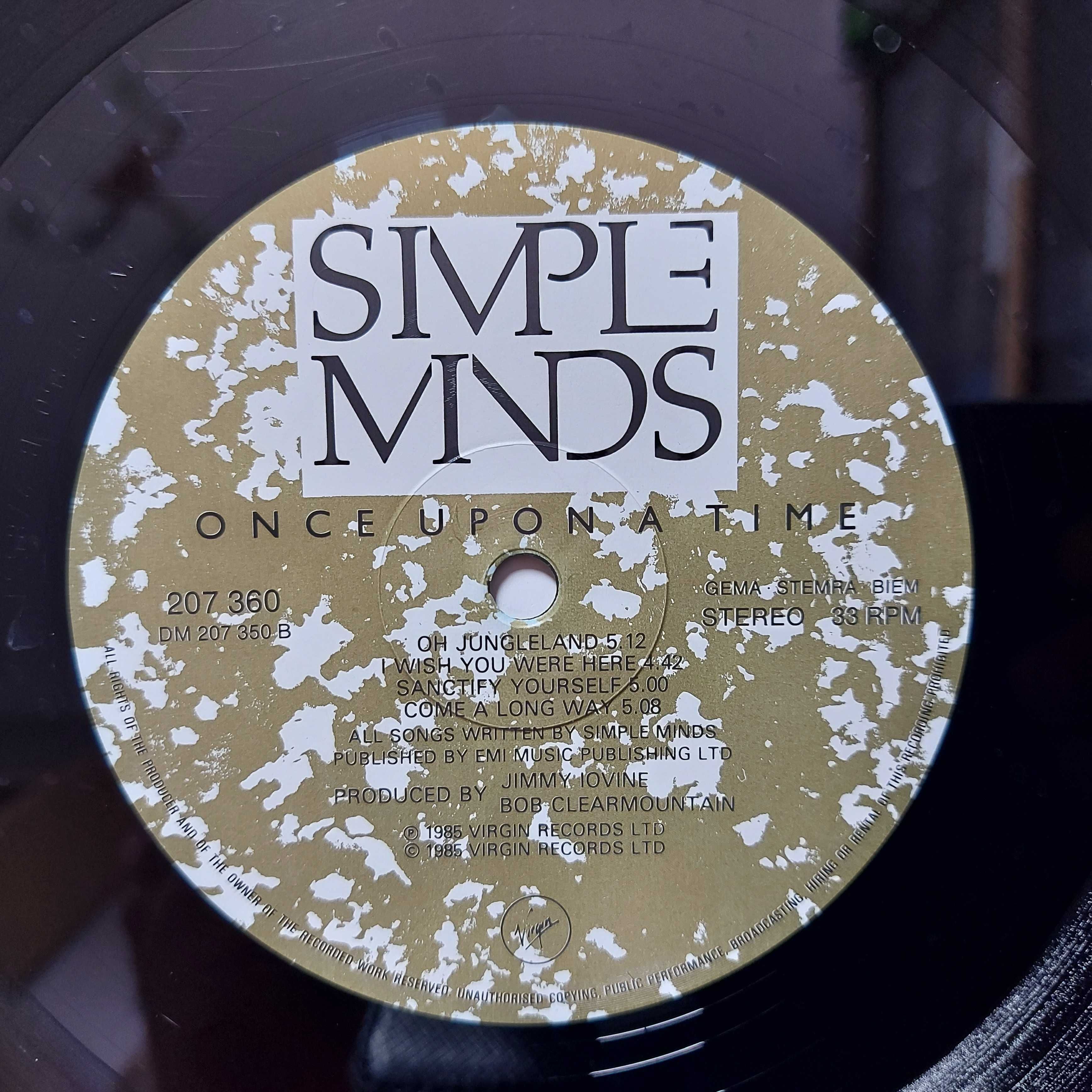 Simple Minds ‎Once Upon A Time  EU 1985 (EX-/EX) + inne tytuły