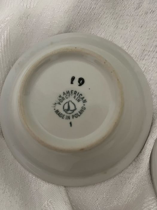Miseczki prlu porcelana.