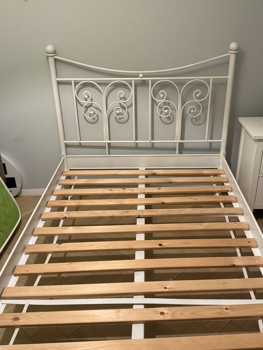 Łóżko metalowe 120x200 - stan bardzo dobry