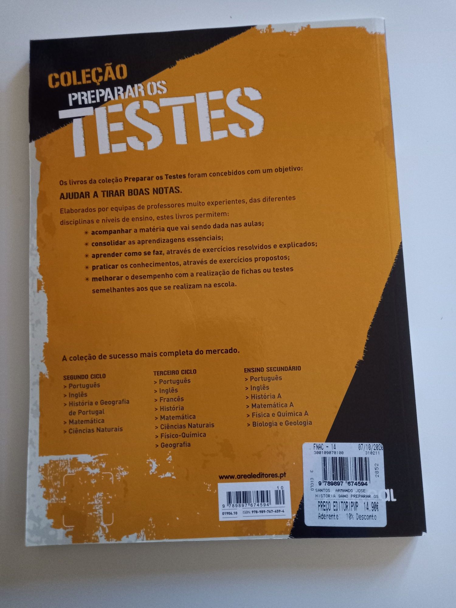 Livro de apoio ao estudo