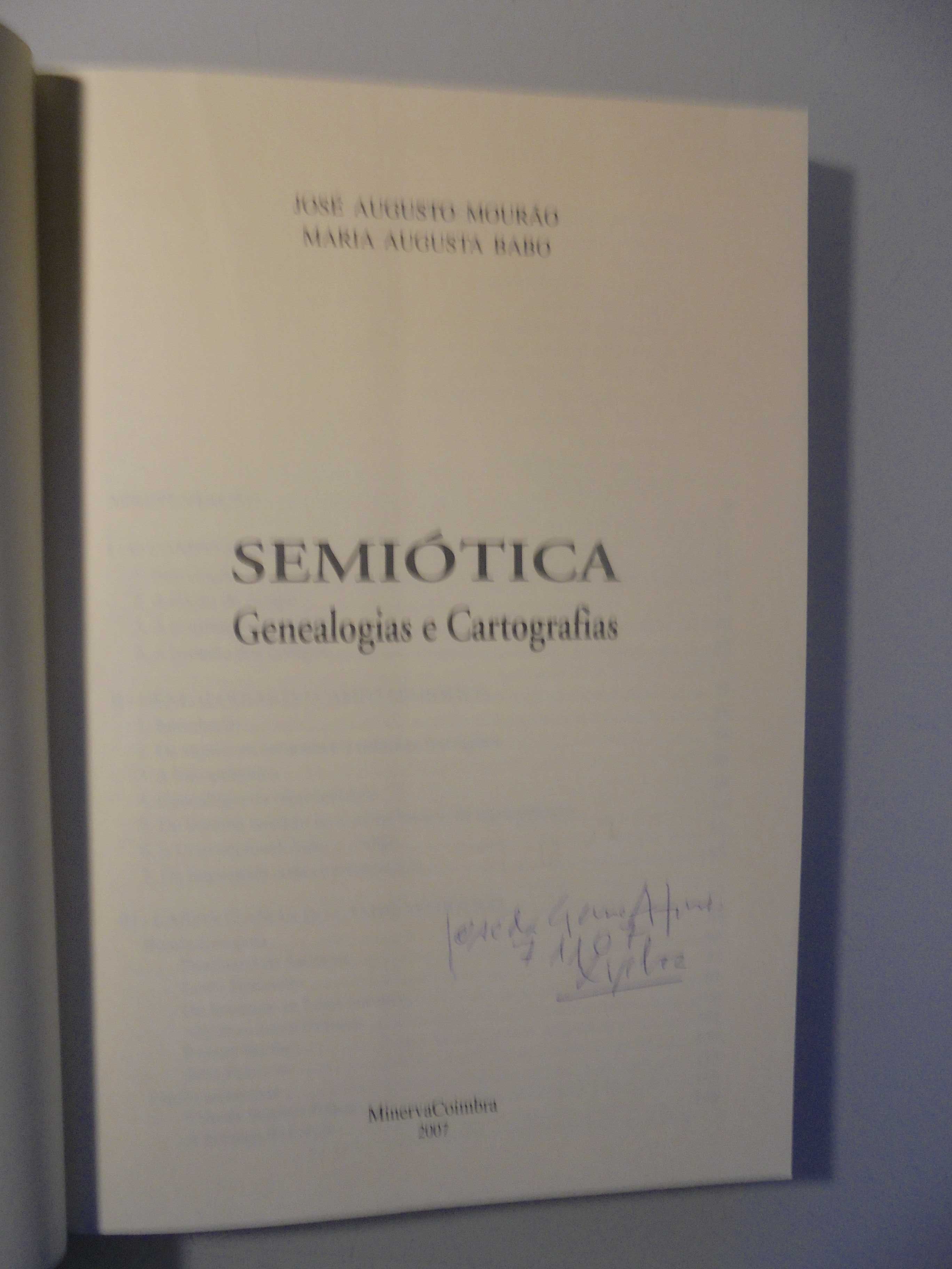 Mourão (José Augusto);Semiótica-Genealogias e Cartografias