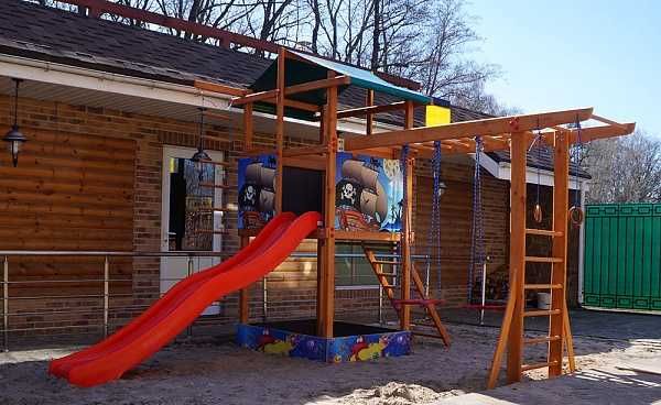 Детская  площадка   SportBaby-14 вуличний дитячий майданчик - 4 метра