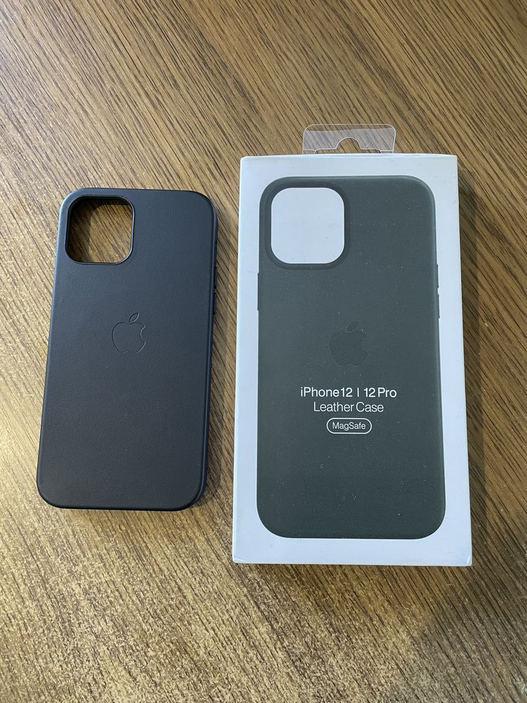 Шкіряний чохол iphone 12/12 pro leather case