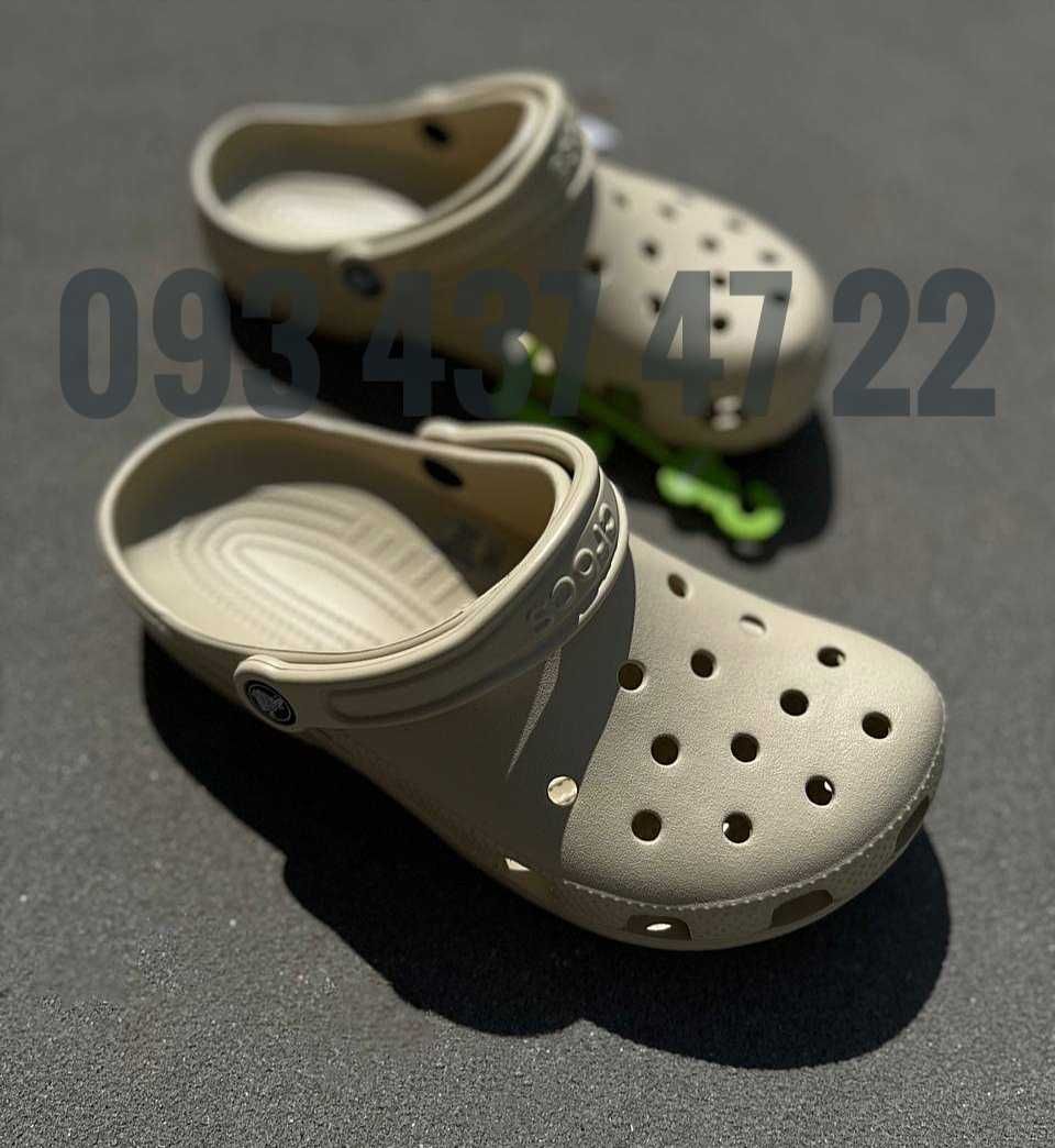 Жіночі Крокси Сабо Crocs Classic Yellow Mint Blue Bone Crocs Classic