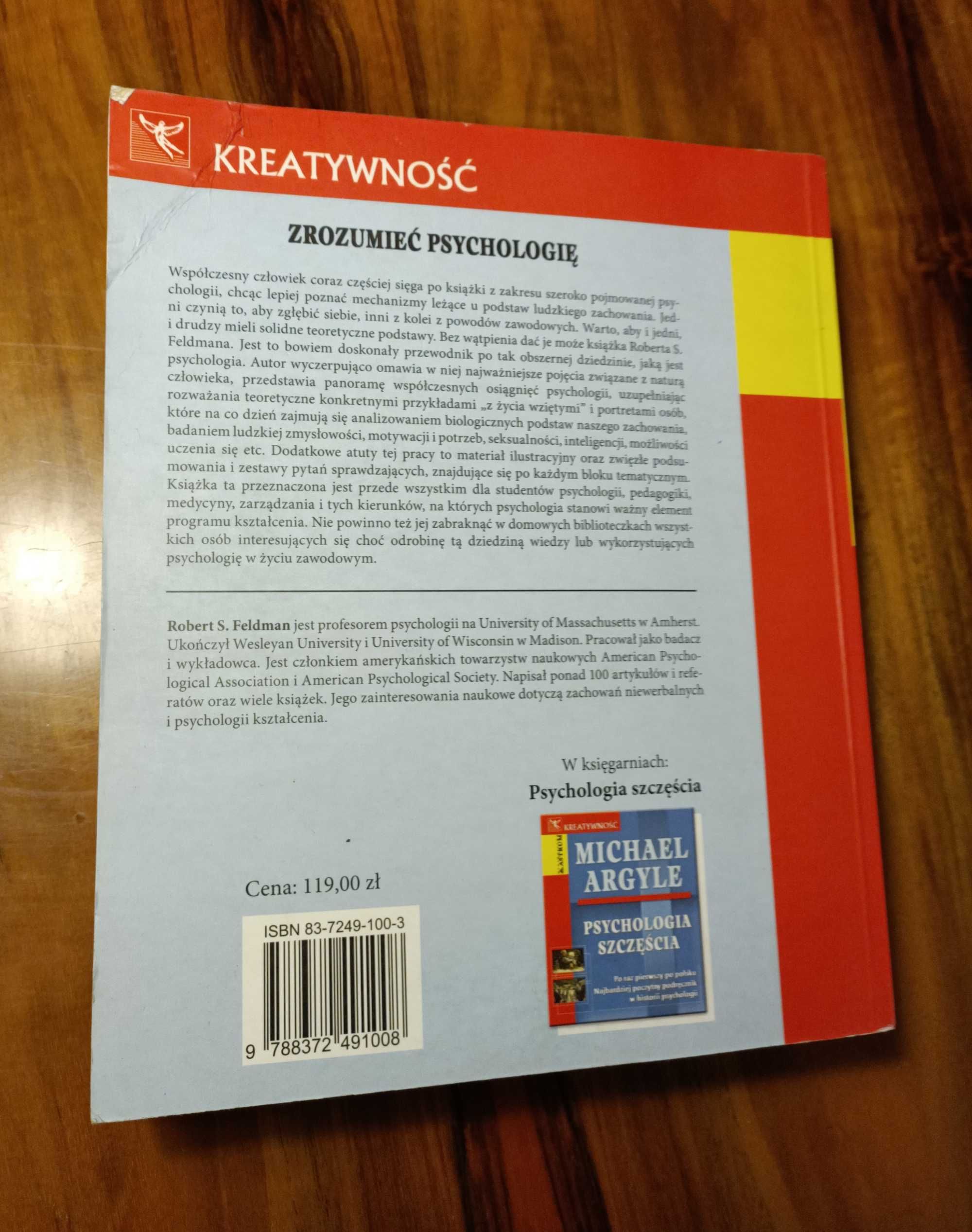 Zrozumieć psychologię, R.S. Feldman - podręcznik