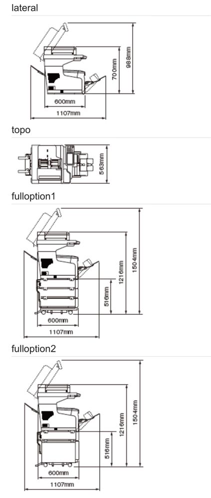 Impressora multifunções OKI ES8453 MFP