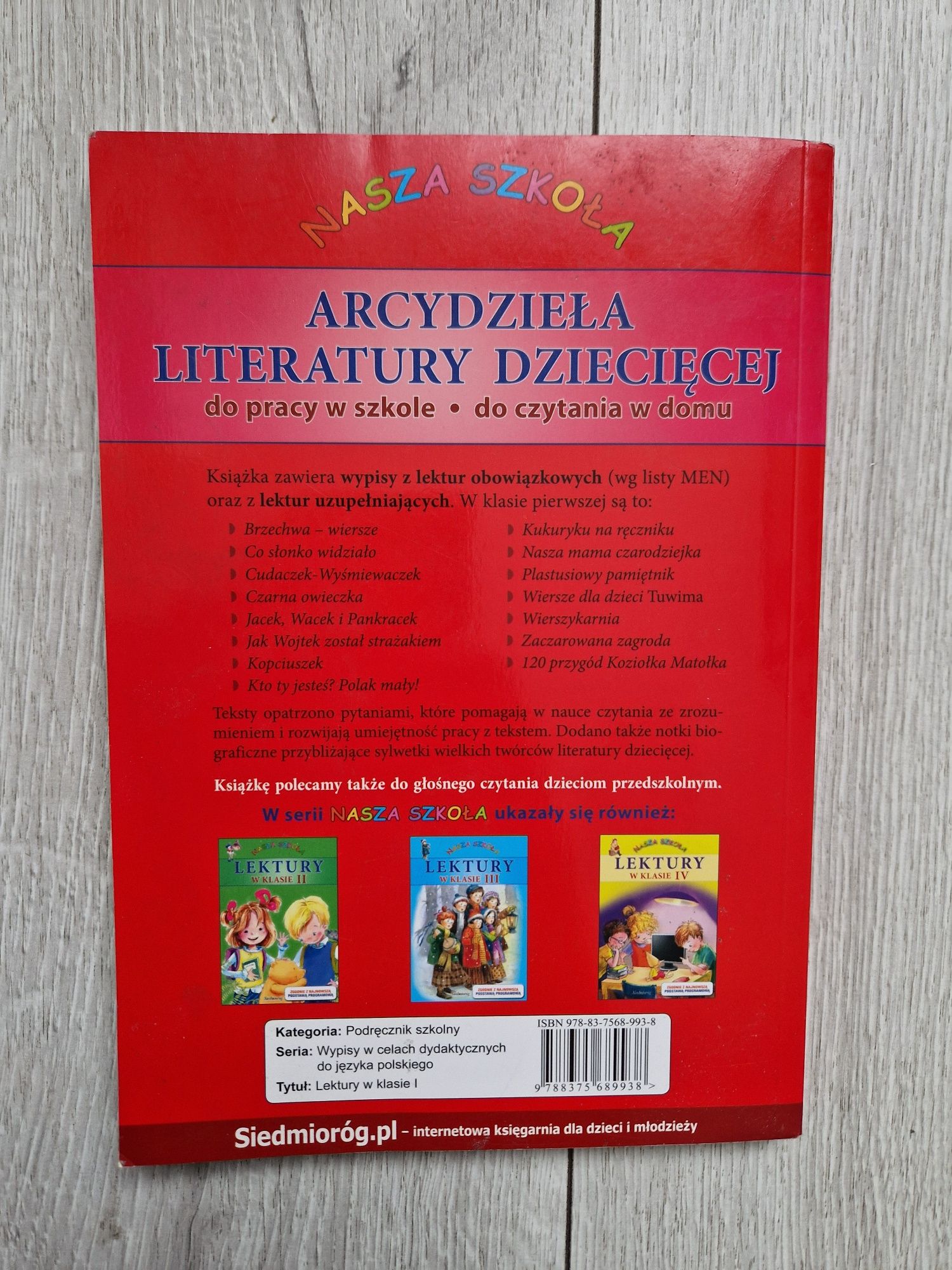 Nasza szkoła Lektury w klasie 1