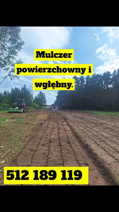 Czyszczenie działek mulczer leśny mulczer wgłębny mulczowanie
