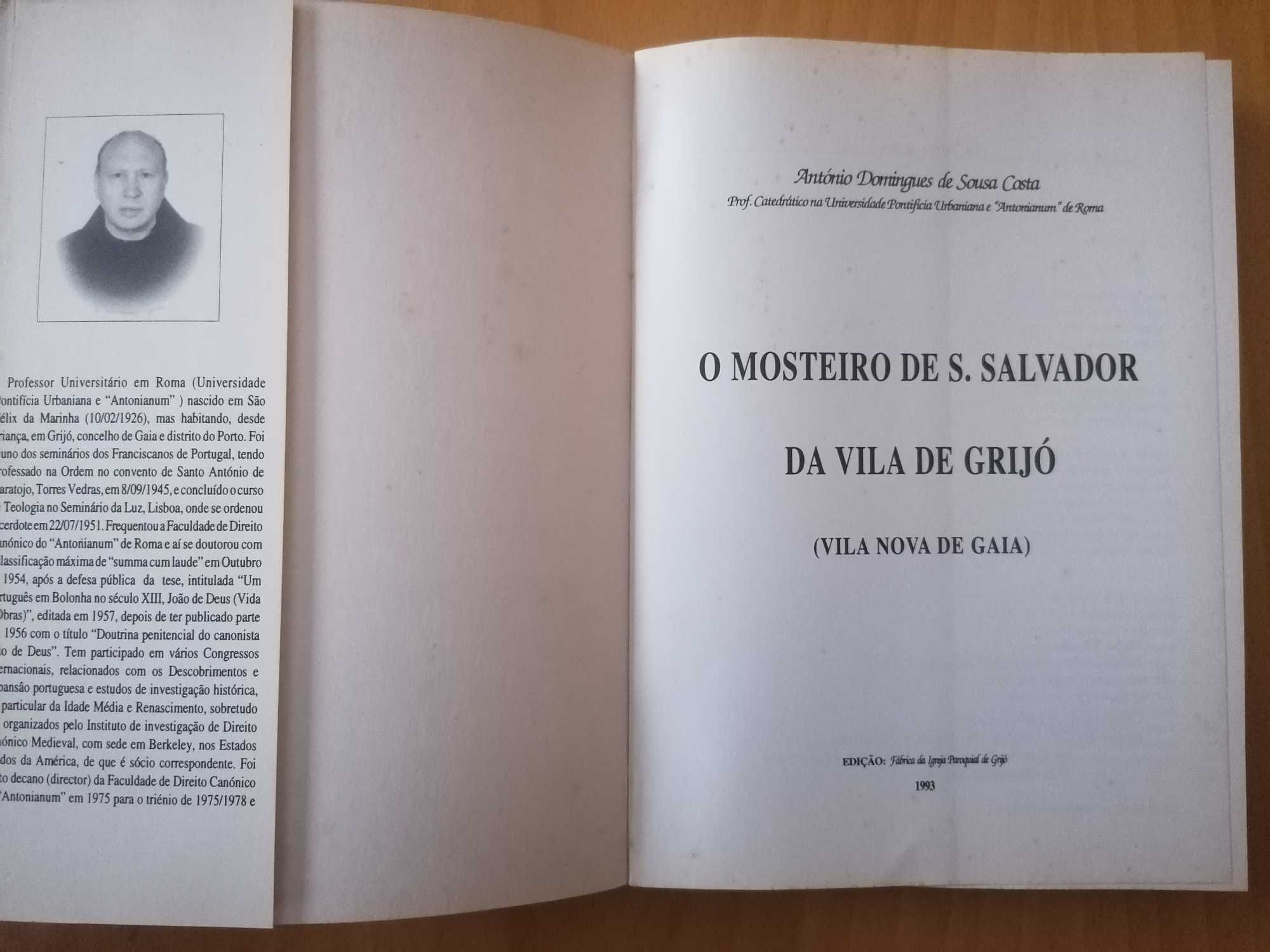 O  Mosteiro de S. Salvador da Vila de Grijo // Monografia